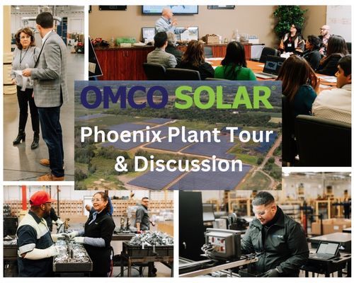 OMCO Solar Launches OMCO Connect Solar Partnerships Initiative in Key States, Hosts Arizona Manufacturing Plant Tour for Local Legislators
